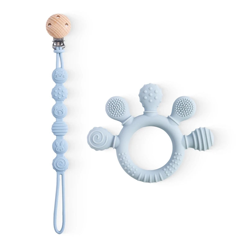 anneau-dentition-bebe-silicone-bleu