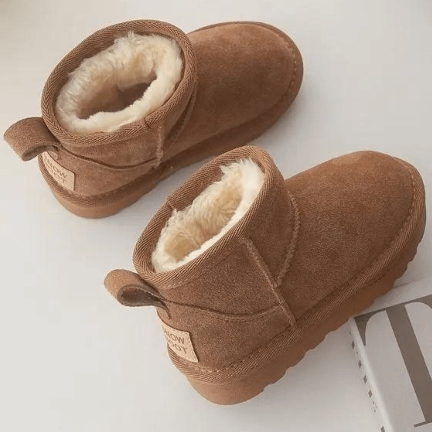 BOTTES EN DAIM FOURRÉES | BÉBÉ - Mini Aventurier