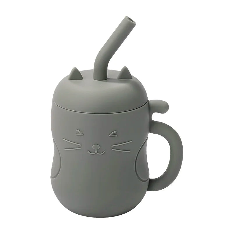 tasse-apprentissage-bebe-silicone-paille-gris