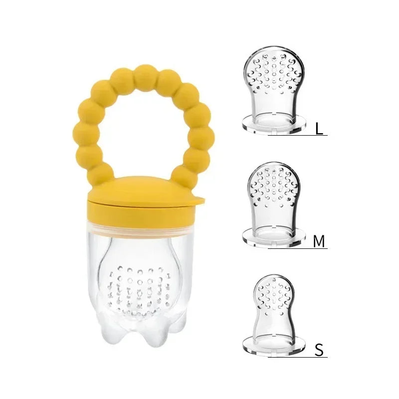 tetine-grignoteuse-bebe-jaune-silicone